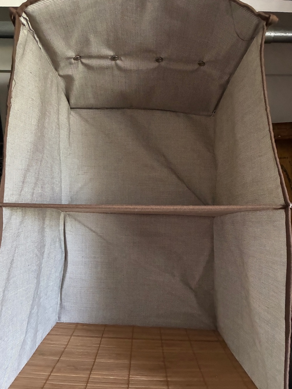 Honey Can Do Closet Hanging Shelf Organizer With Bamboo 6 Shelves